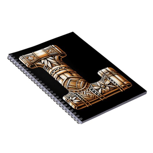 Aloha Letter L Custom Initial Notizblock (Rechte Seite)