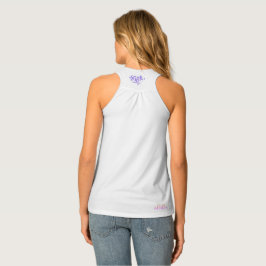 Aloha lila Plumeriaracer-Rückseiten-Behälter Tanktop