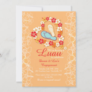 Aloha Love Luau Verlobungseinladung Einladung