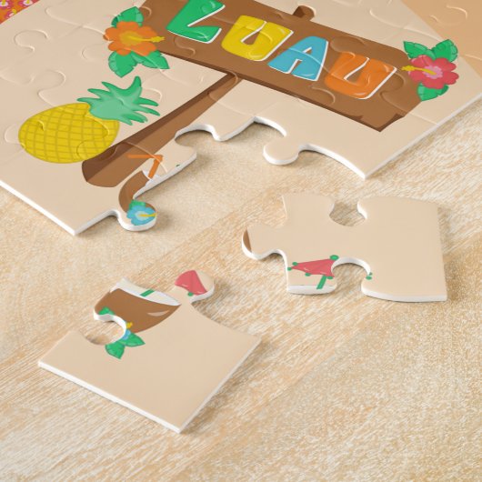 Aloha Luau Beach Afroamerikaner Jigsaw Puzzle (Seite)