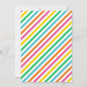 Aloha Luau Beach Birthday Red Hair Girl Einladung (Rückseite)