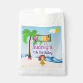 Aloha Luau Birthday Geschenktütchen (Vorderseite)