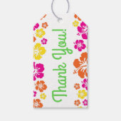 Aloha Luau Birthday Party Geschenkanhänger (Vorderseite)