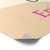 Aloha Luau Birthday Poster (Ecke)