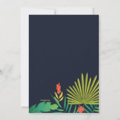 Aloha Luau Einladung (Rückseite)