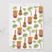 Aloha Luau Einladung (Rückseite)