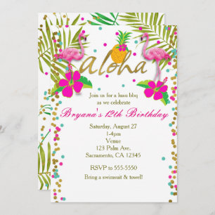 Aloha Luau Giro del Malcantone Einladung