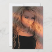 Aloha Luau Graduation Party Aquarell Foto hinzufüg Einladung (Rückseite)