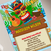 Aloha Luau Hawaiian Tropical Baby Dusche Einladung