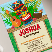 Aloha Luau Hawaiian Tropical Summer Birthday Einladung