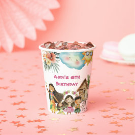Aloha Luau Kids Birthday Pappbecher