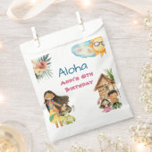 Aloha Luau Kindergeburtstag  Geschenktütchen (Ausgeschnitten)