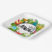 Aloha Luau  Pappteller (Gewinkelt)