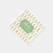 Aloha Luau Pineaple Geburtstagsparty Napkins Serviette (Ecke)
