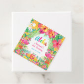 Aloha Luau Tropical Flamingo Geschenkanhänger (Beispiel)
