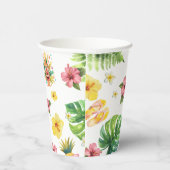 Aloha Luau Tropical Geburtstagsparty Pappbecher (Rechts)