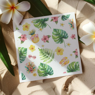Aloha Luau Tropical Geburtstagsparty Serviette