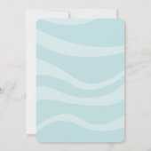 Aloha Luau Tropical Pool Party Einladung zum Gebur (Rückseite)