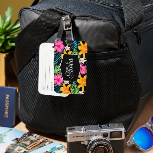 Aloha Luggage Tag Gepäckanhänger (Vorderseite & Rückseite)
