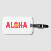 Aloha Luggage Tag Gepäckanhänger (Vorderseite (Horizontal))