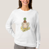 Aloha Mädchen mit Ananas T-Shirt (Vorderseite)
