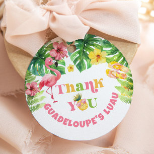 Aloha-Mädchen Sommer Tropical Luau Geburtstagsfeie Geschenkanhänger