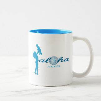 Aloha Mama-Kaffee-Liebhaber-Tasse Zweifarbige Tasse