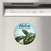Aloha Maui Sea Turtle Magnet (In Situ (Geschirrspüler))