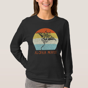 Aloha Maui Vintag Hawaiian Island Stingray T-Shirt