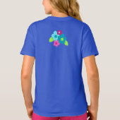 Aloha Means Hello Hawaiian Floral T-Shirt (Rückseite)