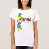 Aloha Means Hello Ladys T - Shirt (Vorderseite)