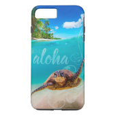 Aloha Meeresschildkröte iPhone 7 Plusfall Case-Mate iPhone Hülle (Rückseite)