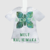 Aloha Mele Kalikimaka Ornament (Rückseite)