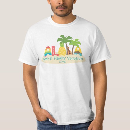 Aloha Men-T-Shirt T-Shirt (Vorderseite)