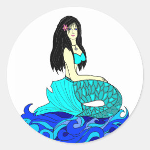 Aloha Mermaid Aufkleber
