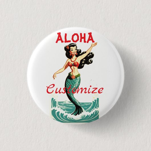 Aloha Mermaid Thunder_Thunder_Cove Button (Vorderseite)