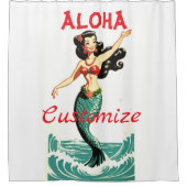 Aloha Mermaid Thunder_Thunder_Cove Duschvorhang (Vorderseite)