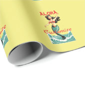 Aloha Mermaid Thunder_Thunder_Cove Geschenkpapier (Rolleneckpunkt)
