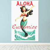 Aloha Mermaid Thunder_Thunder_Cove Leinwanddruck (Insitu (Holzboden))