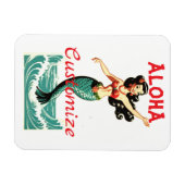 Aloha Mermaid Thunder_Thunder_Cove Magnet (Horizontal)