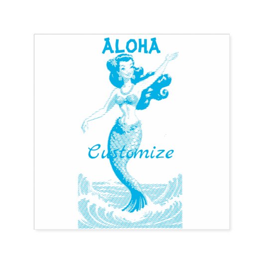 Aloha Mermaid Thunder_Thunder_Cove Permastempel (Design)