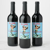 Aloha Mermaid Thunder_Thunder_Cove Weinetikett (Flaschen)