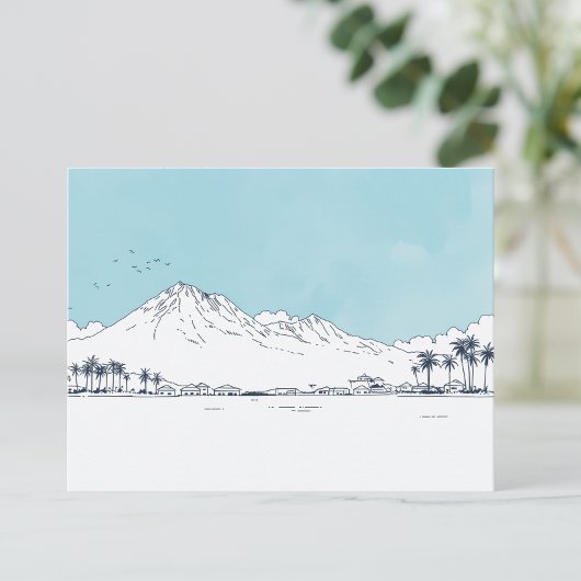 Aloha Minimal Postkarte
