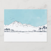 Aloha Minimal Postkarte (Vorderseite)