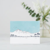 Aloha Minimal Postkarte (Stehend Vorderseite)