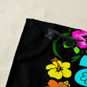 Aloha mit Blume Strandtuch (Beispiel)