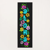 Aloha mit Blume Yogamatte (Rückseite)