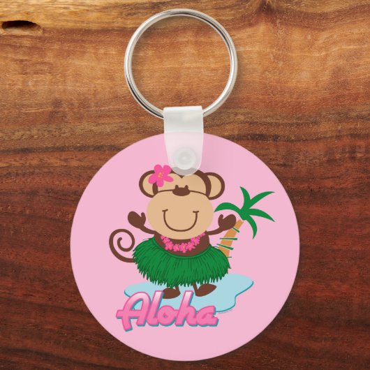 Aloha Monkey Schlüsselanhänger (Vorderseite)