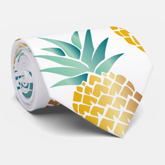 Aloha-Muster Krawatte (Gerollt)