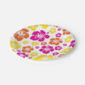 Aloha Niedlich Hawaiian 1. Geburtstag Party Thema Pappteller (Schrägansicht)